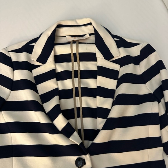 Tory Burch Navy And White Blazer - Picture 5 of 9